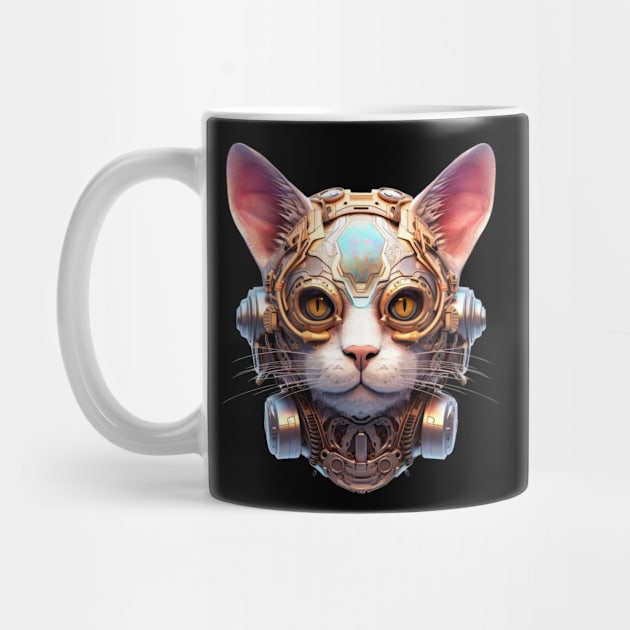 Bronze Bolt -The Steampunk Cyborg Cat by Lematworks